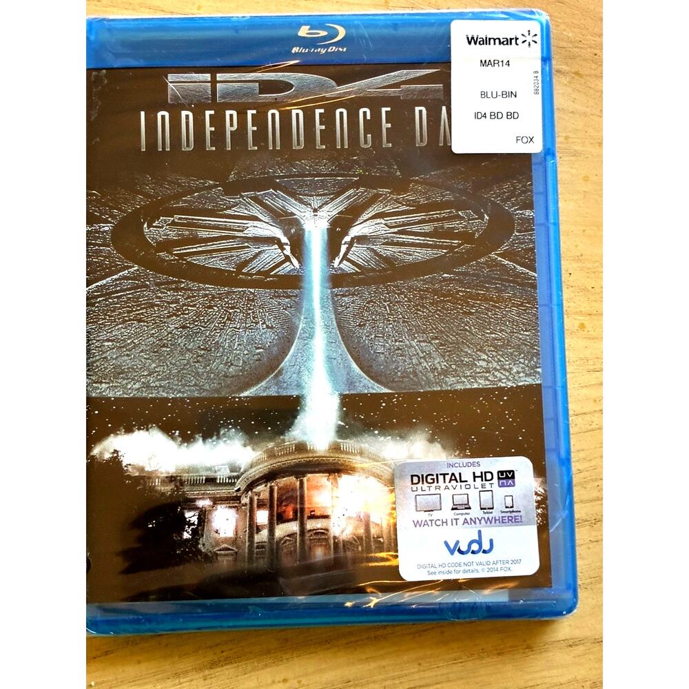 Independence Day (Blu-ray, 1996) Brand New Factory Sealed Original Will Smith